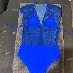 Vibrant two piece bikini set